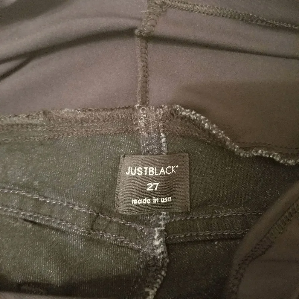 Just Black‎ Denim Maternity 27 Full Panel Jeans